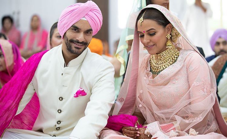 Neha Dhupia and Angad Bedi's wedding