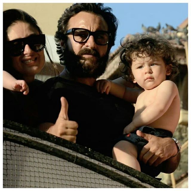 Kareena, Saif and Taimur