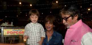 Cutest Picture of SRK’s son AbRam with Big B that you cannot miss