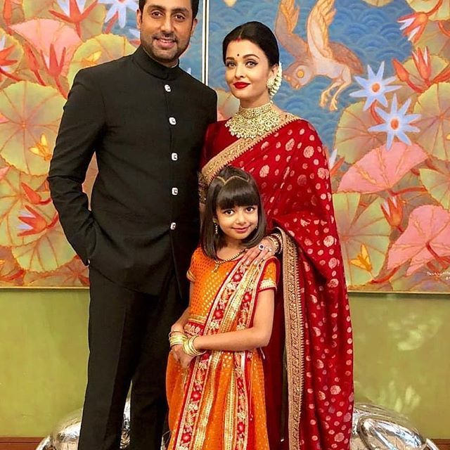 Aishwarya & Abhishek with Aradhya