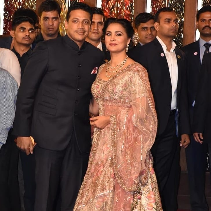 Lara Dutta with Mahesh Bhupathi