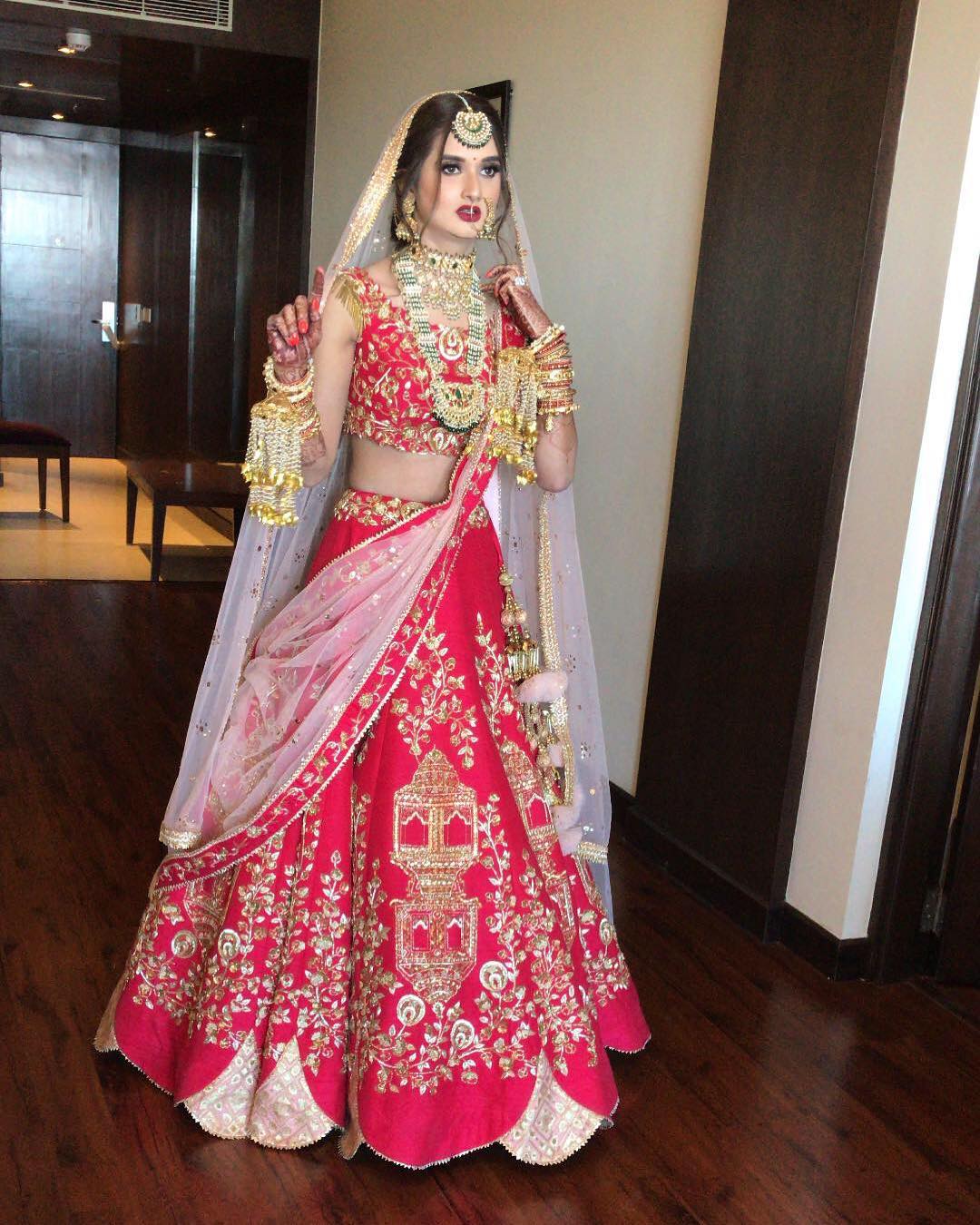  The Double bridal Dupatta trend is on