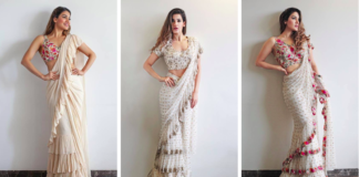 Famous Divas who rocked in Ruffle Saree