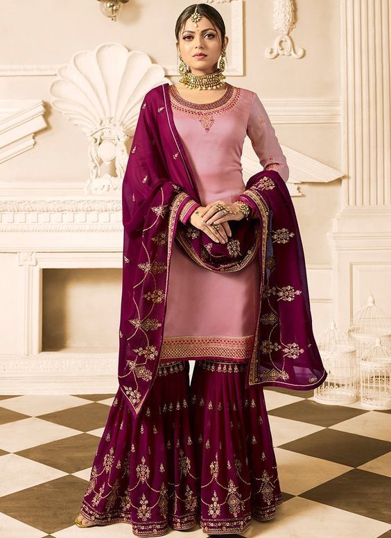 sharara back neck designs