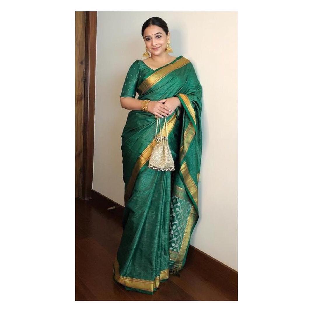 Vidya Balan giving ethnic vibes