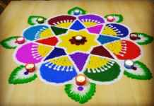 Easy Rangoli hacks for Diwali Source instagram
